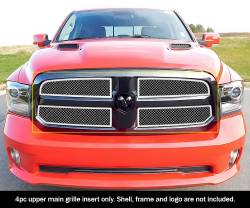 APS - APS Wire Mesh Grille Polish for 13-18 RAM 1500 GR04GEI19S - Image 1