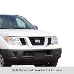 APS - APS Stainless Billet Grille Black for 09-21 Nissan Frontier GR14FFF41J - Image 1