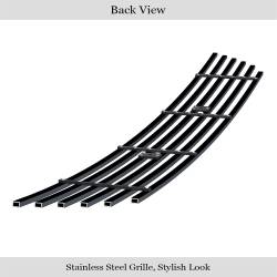 APS - APS Stainless Billet Bumper Grille Black for 08-10 M35/M45 GR14FFI58J - Image 3