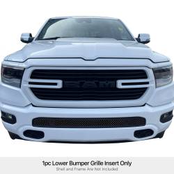 APS - APS Wire Mesh Bumper Grille Black for 19-24 RAM 1500 GR04GEJ21K - Image 1