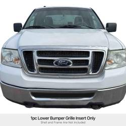 APS - APS Wire Mesh Bumper Grille Black 06-08 Ford F150 GR06GEC52H - Image 1