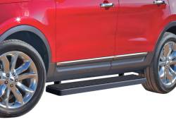 APS - APS IStep 6" Running Boards Black 11-19 Ford Explorer IB06FAE2B - Image 1
