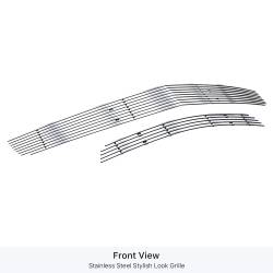 APS - APS Stainless Billet Grille Brushed 10-13 Chevrolet Camaro V6 GR03FAJ27C - Image 2
