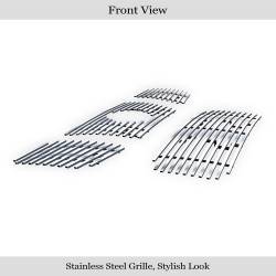 APS - APS Stainless Billet Grille Polish for 04-07 Nissan Titan/Armada GR14FGI92S - Image 2