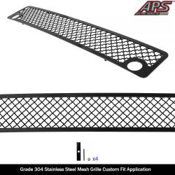 APS - APS Wire Mesh Bumper Grille Black for 19-24 RAM 2500/3500 GR04GEJ22K - Image 2