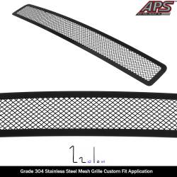 APS - APS Wire Mesh Bumper Grille Black for 09-14 Nissan Maxima GR14GEB25H - Image 2
