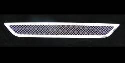APS - APS Wire Mesh Bumper Grille Polish for 08-11 Infiniti G37 Coupe GR14GEB35T - Image 2