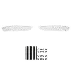 APS - APS GR14GEB36T Wire Mesh Bumper Grille Polish for 08-11 Infiniti G37 Coupe - Image 3