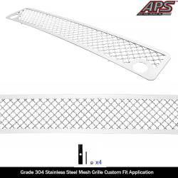 APS - APS Wire Mesh Bumper Grille Polish for 19-24 RAM 2500/3500 GR04GEJ22S - Image 2