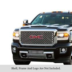 APS - APS GR07FFC26S Stainless Billet Bumper Grille Polish for 15-19 GMC Sierra HD - Image 1