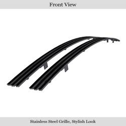 APS - APS Stainless Billet Bumper Grille Black for 05-07 Dodge Magnum GR04HEJ36J - Image 2