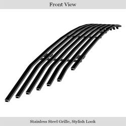 APS - APS Stainless Billet Bumper Grille Black 17-19 GMC Acadia GR07FFD16J - Image 2