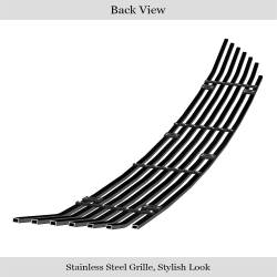 APS - APS Stainless Billet Bumper Grille Black 17-19 GMC Acadia GR07FFD16J - Image 3