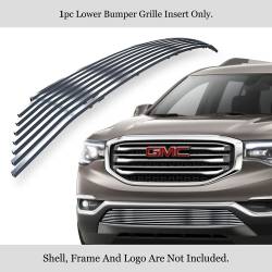 APS - APS GR07FFD16S Stainless Billet Bumper Grille Polish for 17-19 GMC Acadia - Image 1