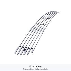 APS - APS GR07FFD95S Stainless Billet Bumper Grille Polish for 07-13 Sierra 1500/HD - Image 2