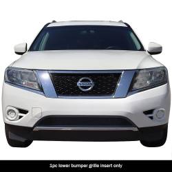 APS - APS Wire Mesh Bumper Grille Black for 13-16 Nissan Pathfinder GR14GEE64H - Image 1
