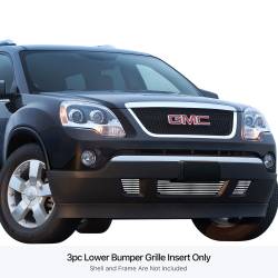 APS - APS Stainless Billet Bumper Grille Polish 07-12 GMC Acadia GR07FFE14S - Image 1