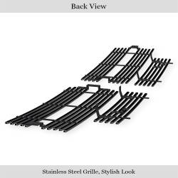 APS - APS Stainless Billet Grille Black for 94-01 Dodge RAM Trucks GR04HGI14J - Image 3