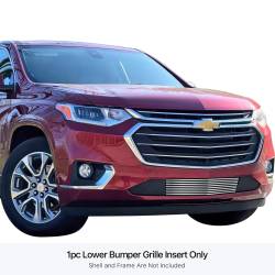 APS - APS Stainless Billet Bumper Grille Polish 18-21 Chevrolet Traverse GR03FEA94S - Image 1