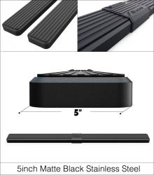 APS - APS IStep W2W 5" Running Boards Black F150/Super Duty Ext IB06WAH8LB - Image 3