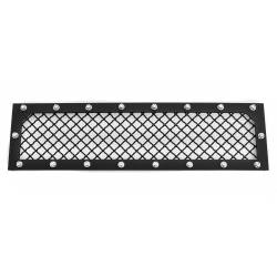 APS - APS Rivet Style Mesh Bumper Grille Black 15-17 Ford F150 GR06LFC13K - Image 3