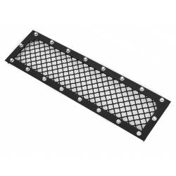 APS - APS Rivet Style Mesh Bumper Grille Black 15-17 Ford F150 GR06LFC13K - Image 2