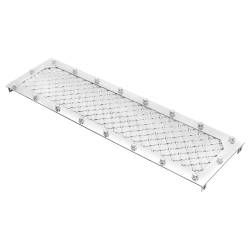 APS - APS Rivet Style Stainless Bumper Grille Polish 15-17 Ford F150 GR06LFC13S - Image 2