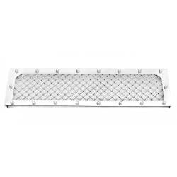 APS - APS Rivet Style Stainless Bumper Grille Polish 15-17 Ford F150 GR06LFC13S - Image 3