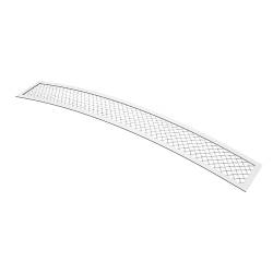APS - APS Wire Mesh Bumper Grille Polish 21-25 Chevrolet Tahoe GR03GEB80T - Image 2