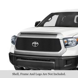APS - APS Stainless Billet Grille Black for 18-19 Toyota Tundra GR20HFJ30J - Image 1