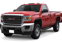 APS - APS H-Series Running Boards Black 07-18 Silverado/Sierra Standard IB03RAI6H - Image 2