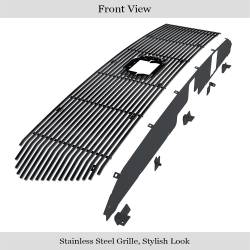 APS - APS Stainless Billet Grille Black for 18-19 Toyota Tundra GR20HFJ30J - Image 2