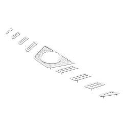 APS - APS Wire Mesh Grille Polish for 09-10 Nissan Murano GR14GEE66T - Image 2