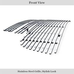 APS - APS Stainless Billet Grille Polish 03-06 GMC Sierra 1500/HD GR07FGG96S - Image 2