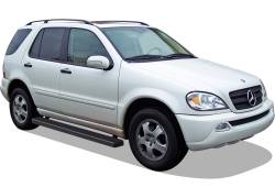 APS - APS IB26EJF3B IStep 5" Running Boards Black for 98-05 Mercedes-Benz ML - Image 2