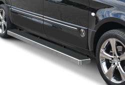 APS - APS IStep 6" Running Boards Brushed for 16-13 Mercedes Metris IB26FDJ6A - Image 1
