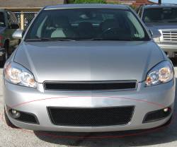 APS - APS Wire Mesh Bumper Grille Black 06-13 Chevrolet Impala GR03GEG44H - Image 1