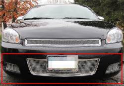 APS - APS Wire Mesh Bumper Grille Polish 06-13 Chevrolet Impala GR03GEG44T - Image 1