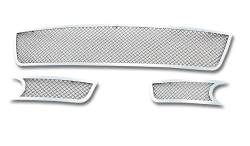 APS - APS Wire Mesh Bumper Grille Polish 06-13 Chevrolet Impala GR03GEG44T - Image 2