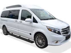 APS - APS IStep 6" Running Boards Black for 16-13 Mercedes Metris IB26FDJ6B - Image 2