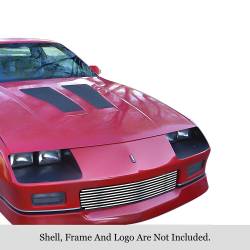 APS - APS GR03FEB49S Stainless Polished Billet Bumper Grillefor 82-87 Camaro Z28 - Image 1