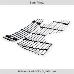 APS - APS Stainless Billet Grille Brushed for 07-09 Toyota Camry GR20HGH40C - Image 3