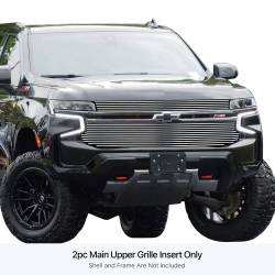 APS - APS Stainless Billet Grille Polish 21-24 Chevrolet Tahoe LS GR03FEB77S - Image 1