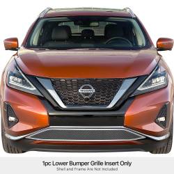 APS - APS Wire Mesh Bumper Grille Polish for 19-24 Nissan Murano GR14GEE70T - Image 1