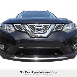 APS - APS Wire Mesh Grille Polish for 14-16 Nissan Rogue GR14GEE71T - Image 1