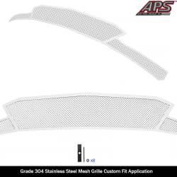 APS - APS Wire Mesh Bumper Grille Polish 19-24 Chevrolet Camaro 1SS/2SS GR03GEJ94T - Image 2