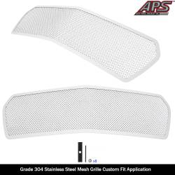 APS - APS Wire Mesh Bumper Grille Polish 19-24 Chevrolet Camaro ZL1 GR03GEJ95T - Image 2