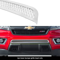 APS - APS Wire Mesh Bumper Grille Polish 15-20 Chevrolet Colorado GR03GFC17T - Image 1