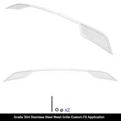 APS - APS Wire Mesh Bumper Grille Polish 16-18 Silverado 1500 GR03GFC23T - Image 2