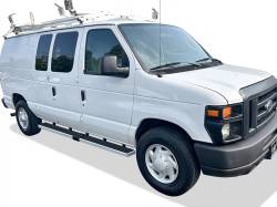 APS - APS IStep 6" Running Boards Brushed 99-14 Ford E-Series Van IB06FDJ4A - Image 2